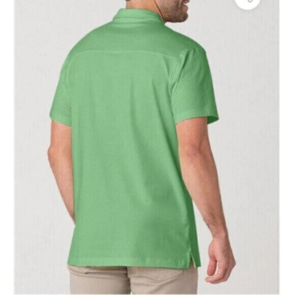 NWT Swet Tailor Men's Pistachio Green All In Polo Swet Polo Size Large - Picture 4 of 8